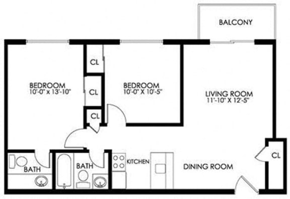 2 Bedroom Apartment