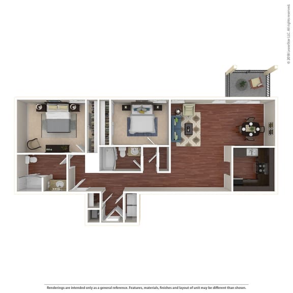 2BR/2BA G 2 Bed 2 Bath Floor Plan at Crooked Oak at Loma Verde Preserve, Novato, CA, 94949