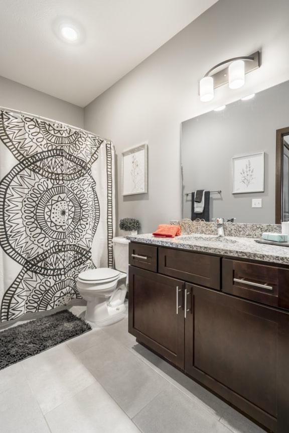 Bathroom with bathtub at 360 at Jordan West