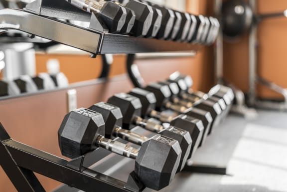 24 hour fitness center at 360 at Jordan West in West Des Moines, IA