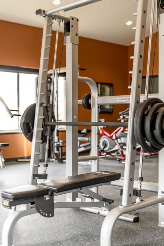 24 hour fitness center at 360 at Jordan West in West Des Moines, IA