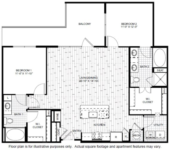 B3-1 Floor Plan at Windsor CityLine