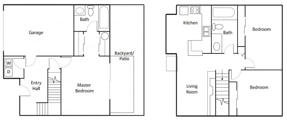 Springfield, OR Brentwood Estates Brentwood 3 bedroom 2 baths