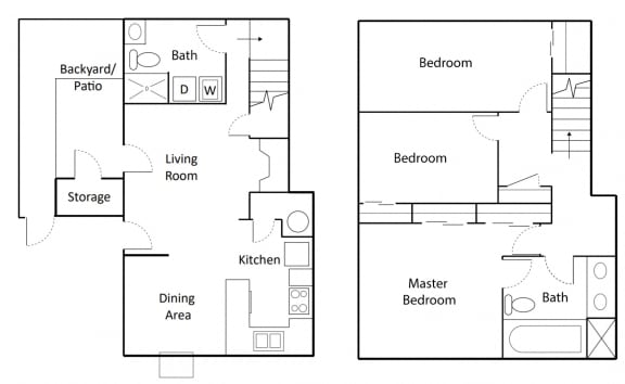 Springfield, OR Brentwood Estates Brentwood 3 bedroom 2 baths