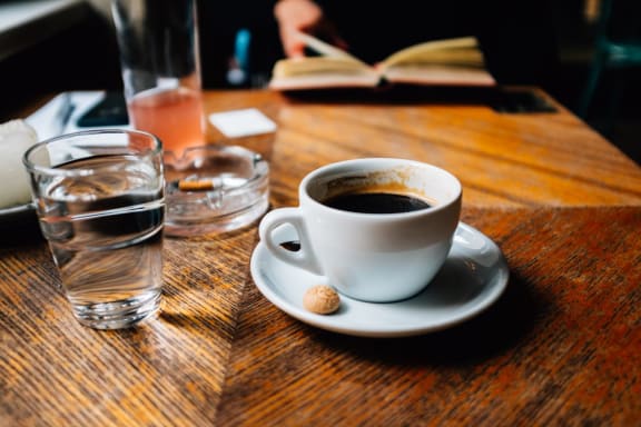 Coffee at The Verandas, California