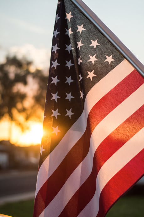 Flag at The Verandas, Canoga Park