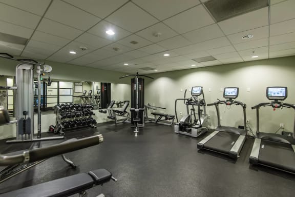 Fitness Center at The Verandas, Canoga Park, California