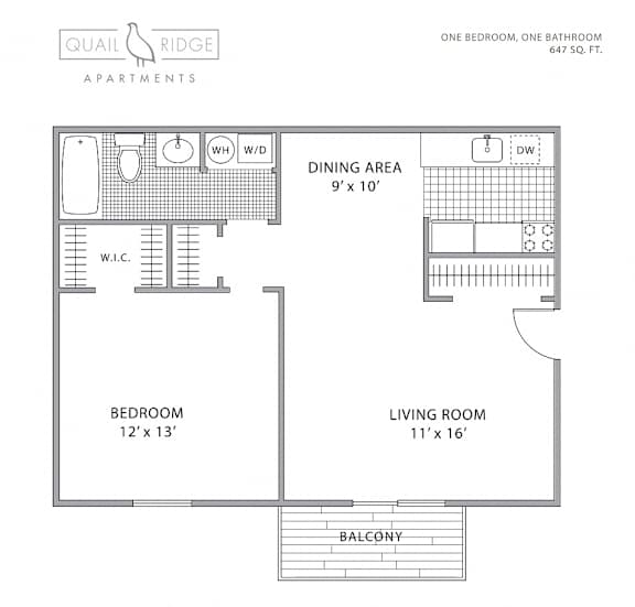 1 bed 1 bath at Quail Ridge, Plainsboro Township, NJ