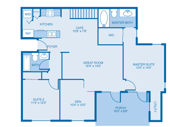 Cooper Floor Plan Cooper Floor Plan at Reserve at North River, Alabama