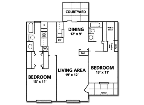 Le Montreaux Concierge Community Monaco floor plan at Le Montreaux A Concierge Community, Austin, TX, 78759