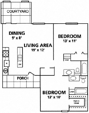 Le Montreaux Concierge Community Verdi floor plan at Le Montreaux A Concierge Community, Texas