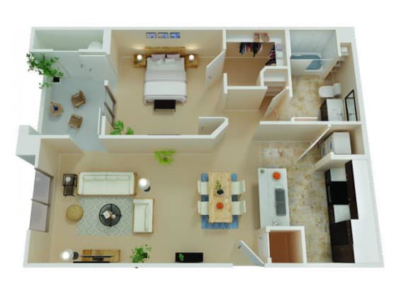 One Bedroom Apartments in Chico CA l Eaton Village Apartments