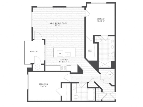 BEXLEY_Keva Flats Floor Plan  at Keva Flats, Exton, Pennsylvania