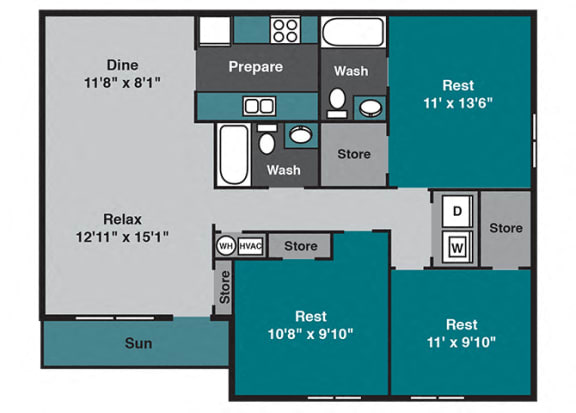 Birch Floor Plan