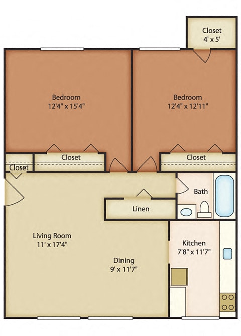 Two bedroom apartments in Norfolk VA