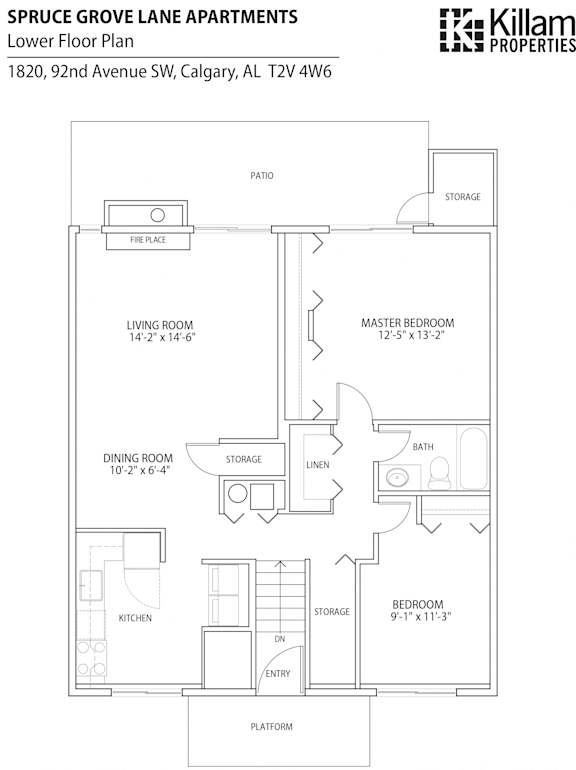 1Level - 2 Bedroom