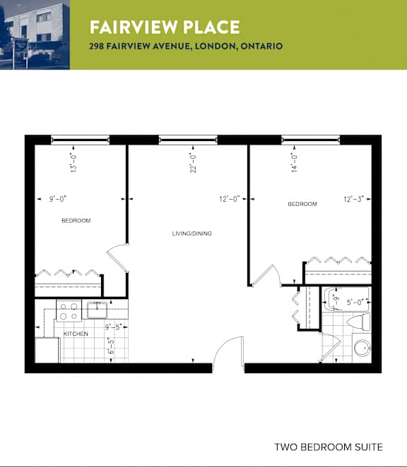 Fairview Place 2 Bedroom