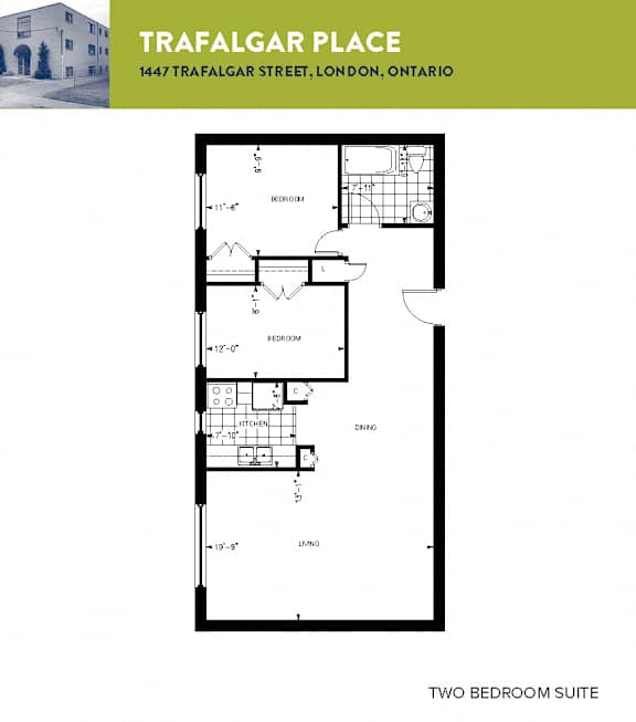 Typical 2 Bedroom Floor Plan