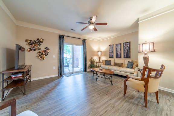 Plank flooring at Rose Heights Apartments, North Carolina, 27613