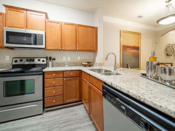 Kitchen at Rose Heights Apartments, North Carolina