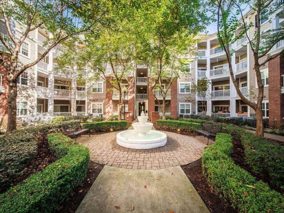Courtyard View at Rose Heights Apartments, North Carolina, 27613