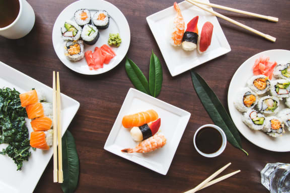 Sushi at Rose Heights Apartments, Raleigh
