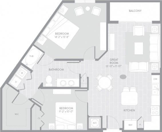 Minorca Floor Plan at The Manor at CityPlace, Doral, 33122