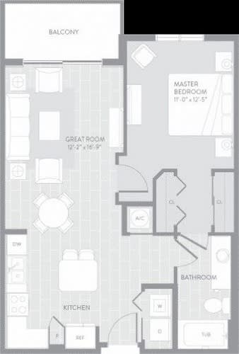 Prado Floor Plan at The Manor at CityPlace, Doral, 33122