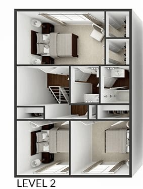 3 bed1.5 bath floor plan