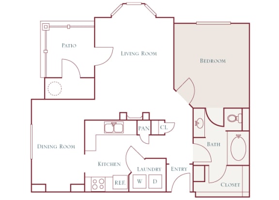 Belle Harbour Apartments - A3 - 1 bedroom and 1 bath