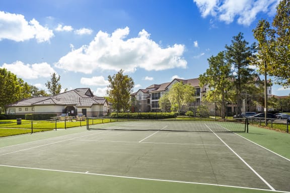 Egret's Landing Apartments lighted tennis court