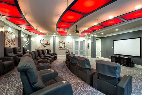 Parc at Grandview tiered theater