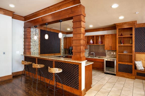 Parc at Grandview demonstration kitchen