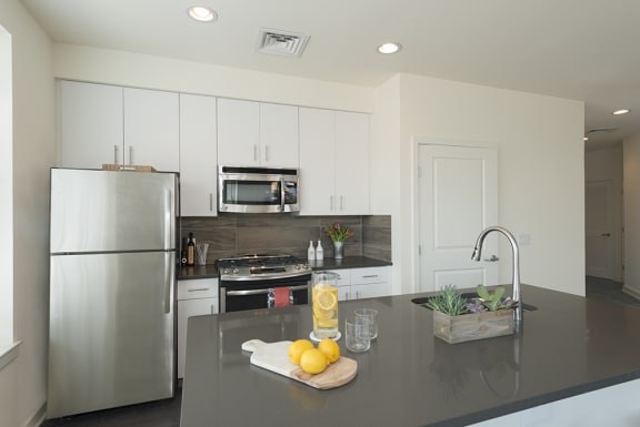 Fully Equipped Kitchen at Valley and Bloom, Montclair, 07042