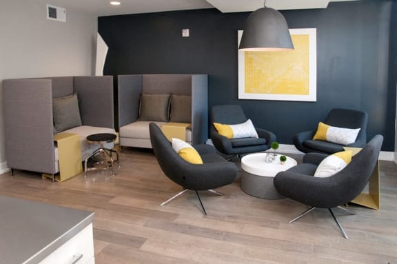 Cozy Clubroom at The Finn Apartments, Minnesota