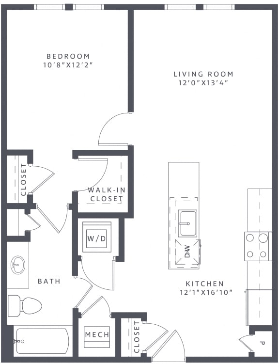 Floor Plans Of Edge 1909 In Pittsburgh, Pa