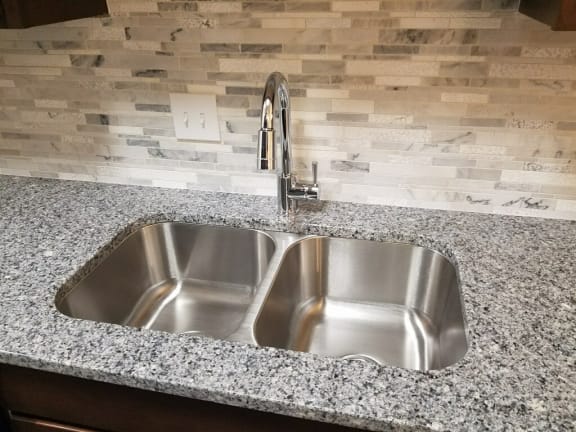 Goose Neck Faucets at Sand Creek Woods Apartments, Fishers, IN
