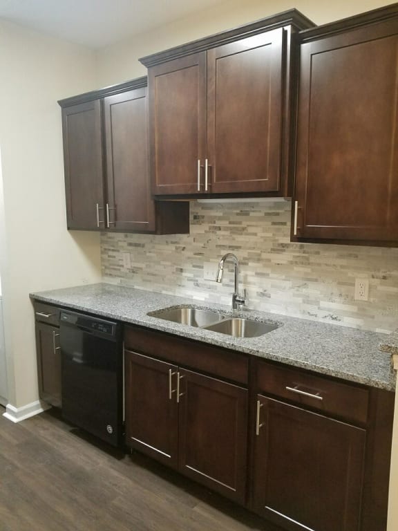 Tile Back-Splash at Sand Creek Woods Apartments, Fishers, IN, 46037