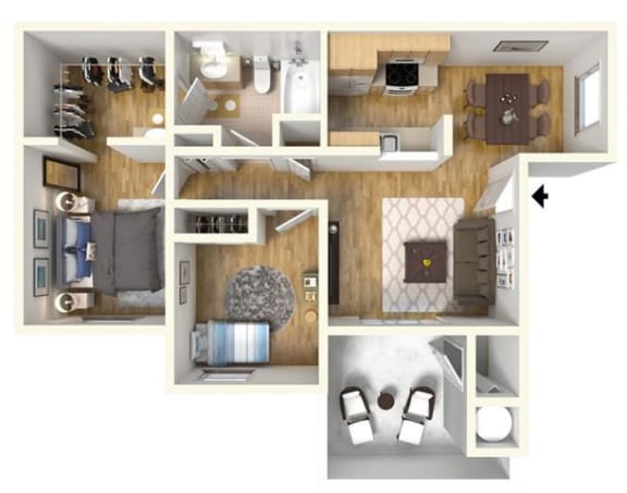 Floor Plan  SEABREEZE | Apartments | Floorplan | D2