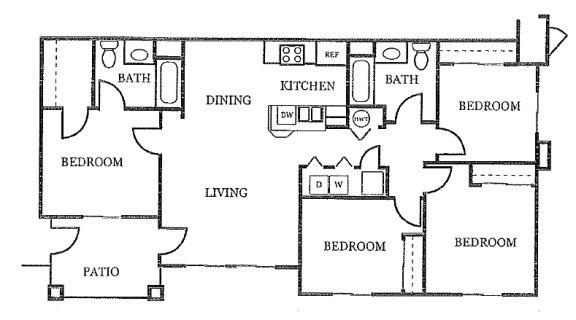 4 bed 2 bath Silver_Creek_4x2