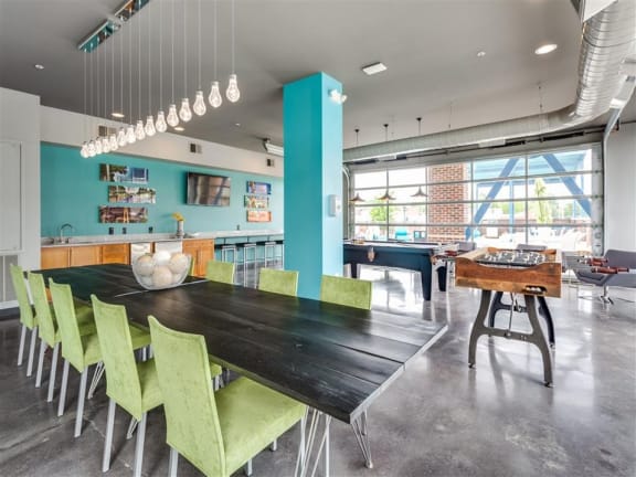 Game Room With Billiards And Video Games at Greenway at Stadium Park, North Carolina, 27401