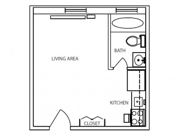 1355 Pearl Apartments layout image