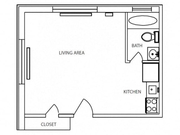 1355 Pearl Apartments layout image