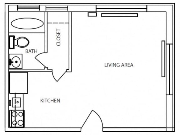 1355 Pearl Apartments layout image