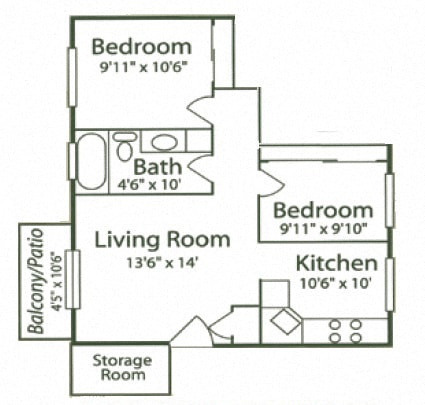 Floor Plan  2A - Dahlia