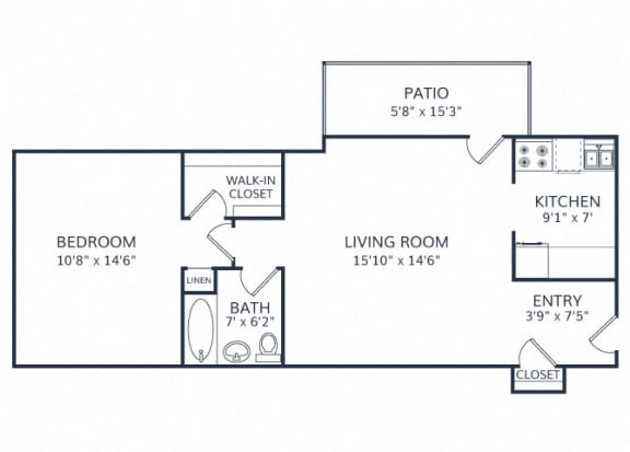 Westmoore Apartment 1 bed 1 bath
