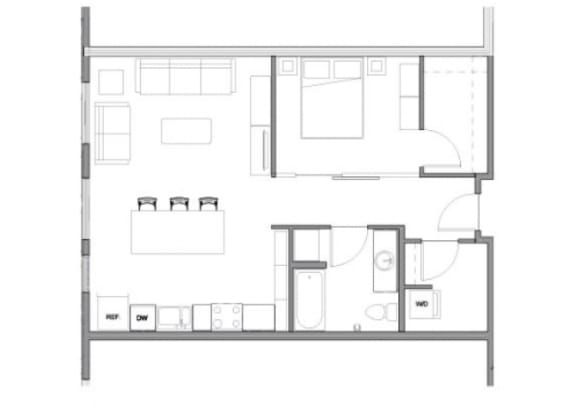 Floor Plan  Floor Plan at Allez, Redmond, WA 98052