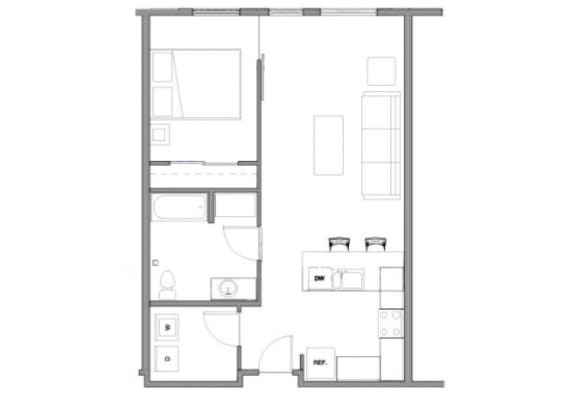 Floor Plan  Floor Plan at Allez, Washington, 98052