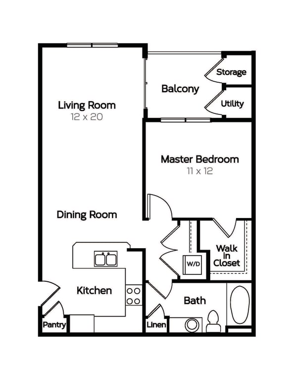 1 bed 1 bath A at Arterra Place Apartments, Aurora, CO