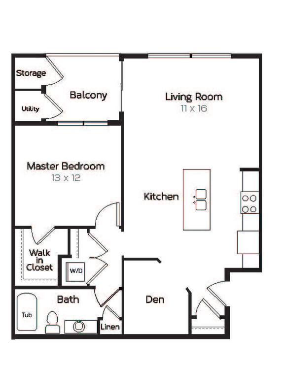 1 bed 1 bath B at Arterra Place Apartments, Aurora, 80017